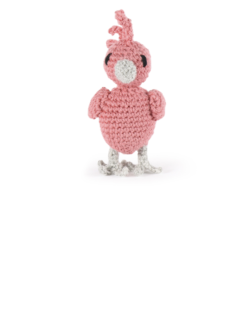 toft ed's animal mini galah amigurumi crochet